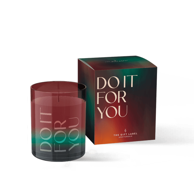 The Gift Label Geurkaars in glas klein - Do it for you