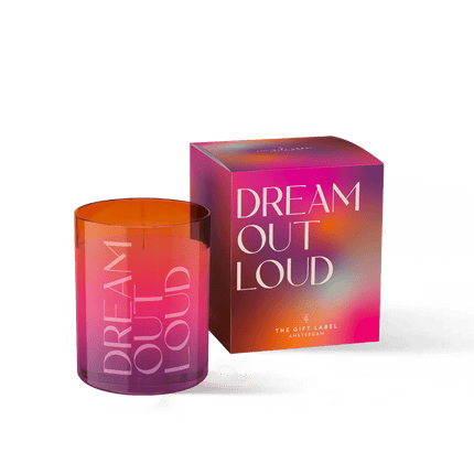 The Gift Label Geurkaars in glas klein - Dream out loud