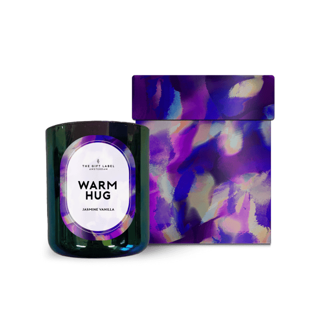 The Gift Label Geurkaars in glas - Warm hug