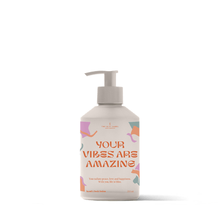 The Gift Label Hand & body lotion - Your vibes are amazing