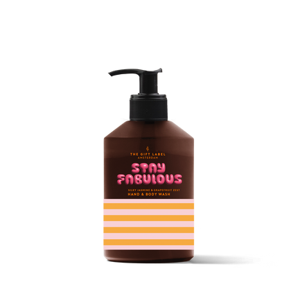 The Gift Label Hand & Body Wash 400ml PM - Stay Fabulous SS25