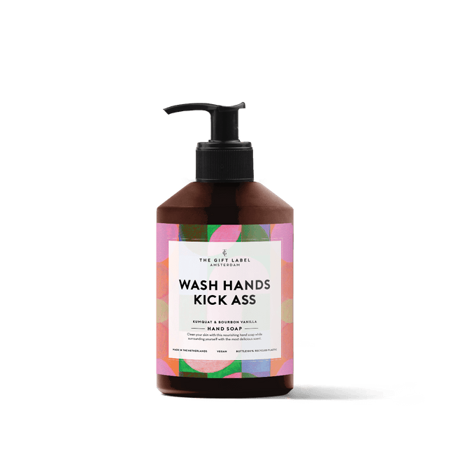 The Gift Label Hand Soap 400ml - Wash Hands Kick Ass SS24