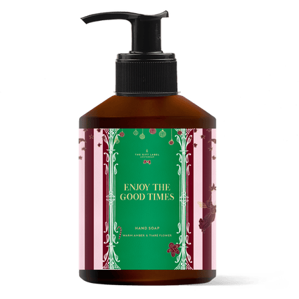 The Gift Label Handzeep - Enjoy the good times