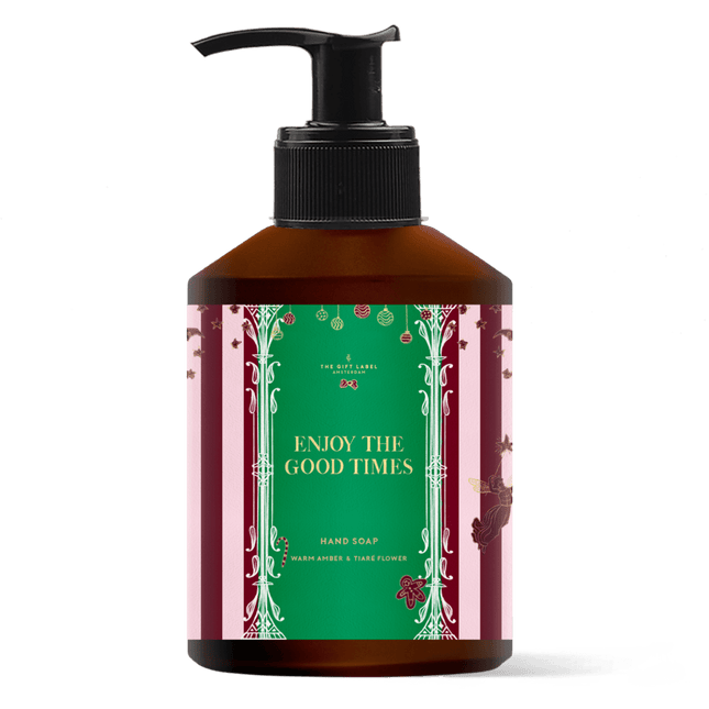 The Gift Label Handzeep - Enjoy the good times