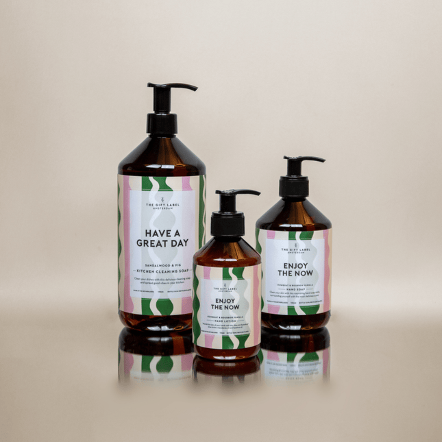 The Gift Label Handzeep  - Enjoy the now