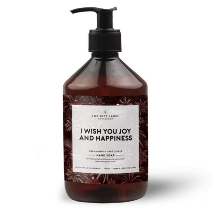 The Gift Label Handzeep - I wish you joy and happiness