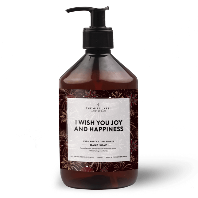 The Gift Label Handzeep - I wish you joy and happiness