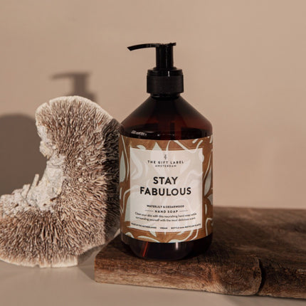 The Gift Label Handzeep - Stay fabulous