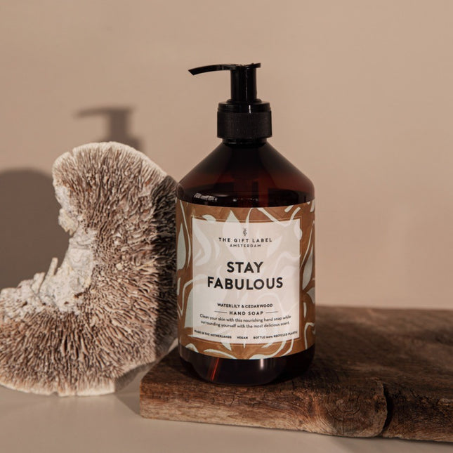 The Gift Label Handzeep - Stay fabulous