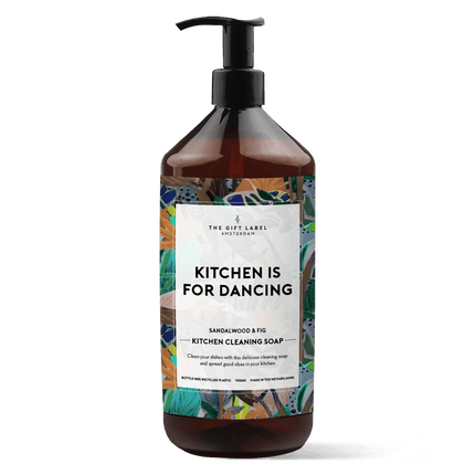 The Gift Label Kitchen Cleaning Soap 1000ml - Kitchen Is For Dancing FW24