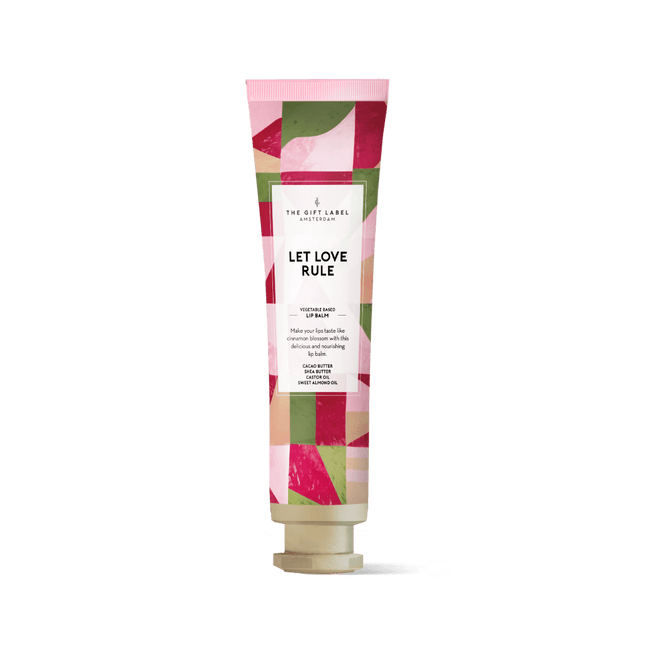 The Gift Label Lippenbalsem tube - Let love rule