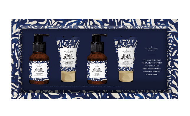 The Gift Label Luxe giftbox - Relax refresh recharge