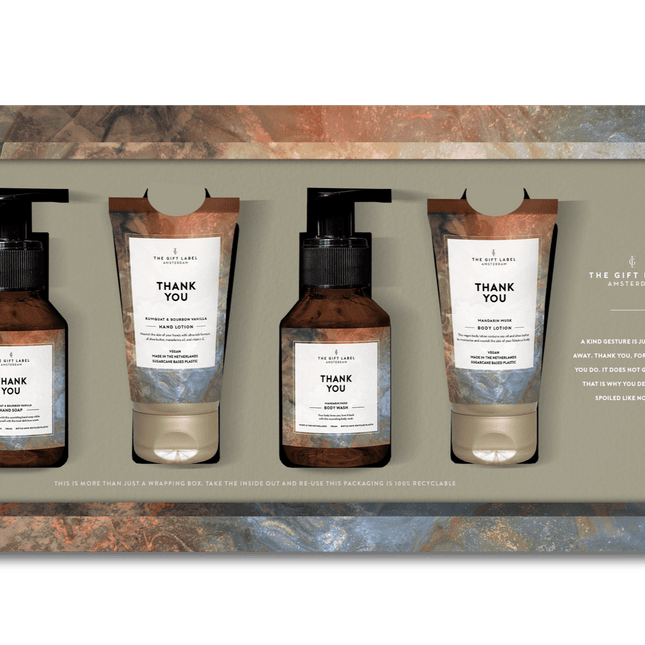 The Gift Label Luxe giftbox - Thank you