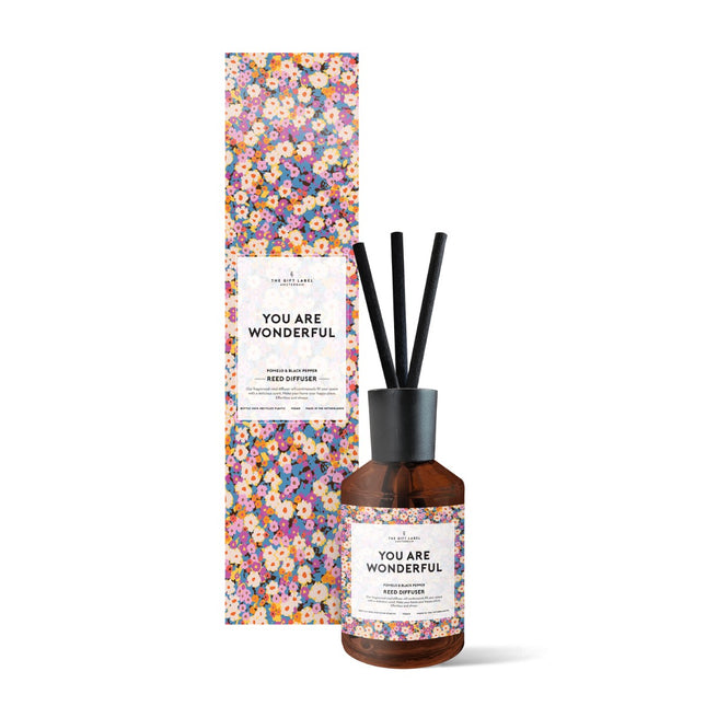 The Gift Label Reed Diffuser 250ml - You Are Wonderful SS25