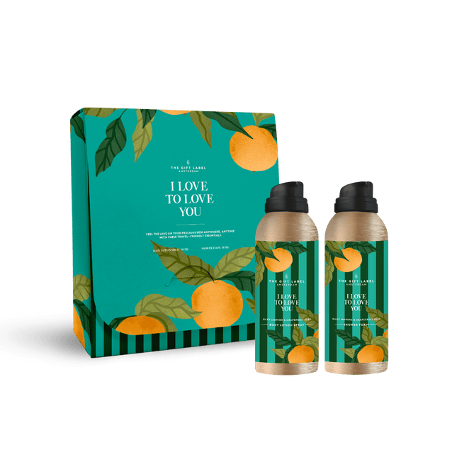 The Gift Label Reisset voor haar - I love to love you
