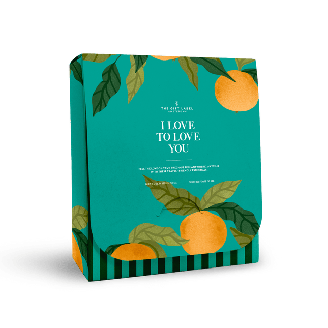 The Gift Label Reisset voor haar - I love to love you