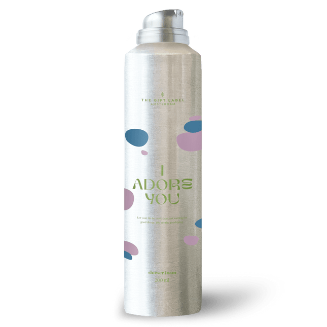 The Gift Label Shower Foam 200ml - STUDIO - I Adore You