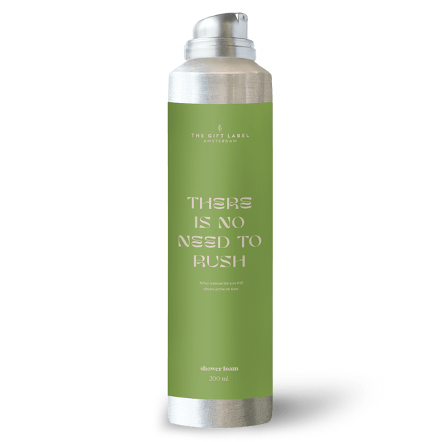 The Gift Label Shower Foam 200ml - STUDIO - There Is No Need To Rush