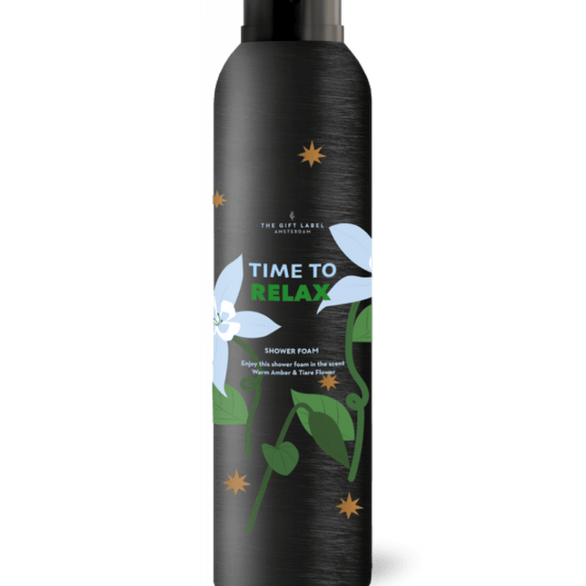 The Gift Label Shower Foam 200ml V3 - Time To Relax FW24