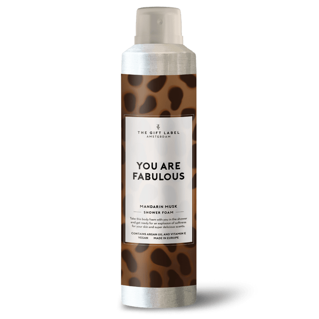 The Gift Label Shower foam - You are fabulous