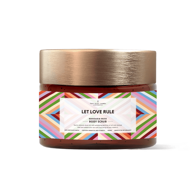 The Gift Label SOLD OUT - Bodyscrub - Let love rule