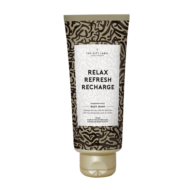 The Gift Label SOLD OUT - Douchegel tube - Relax refresh recharge