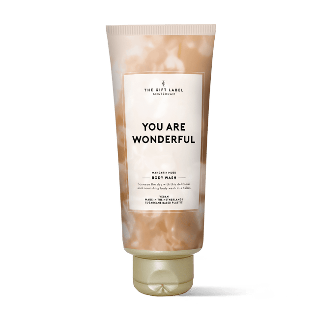 The Gift Label SOLD OUT -Douchegel tube - You are wonderful