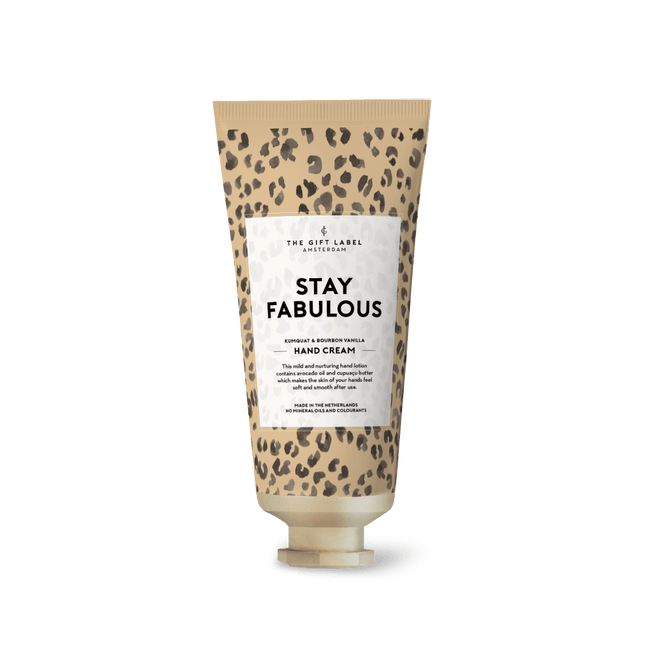 The Gift Label SOLD OUT - Handcrème tube - Stay fabulous