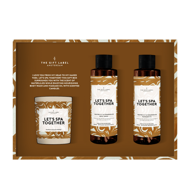 The Gift Label Spa giftbox - Let's spa together
