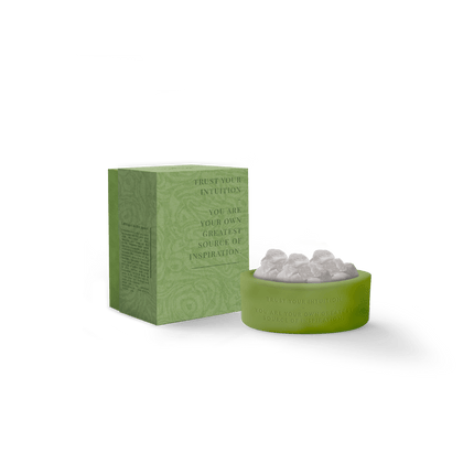 The Gift Label Stone diffuser - Green