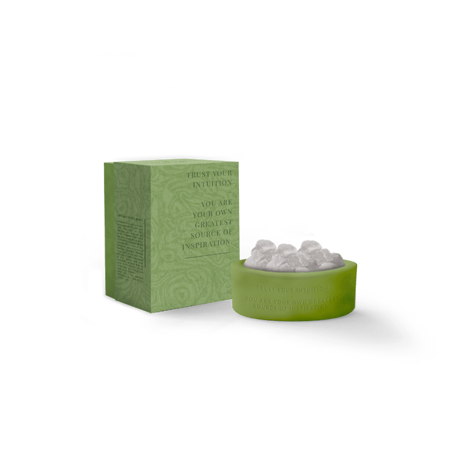The Gift Label Stone diffuser - Green