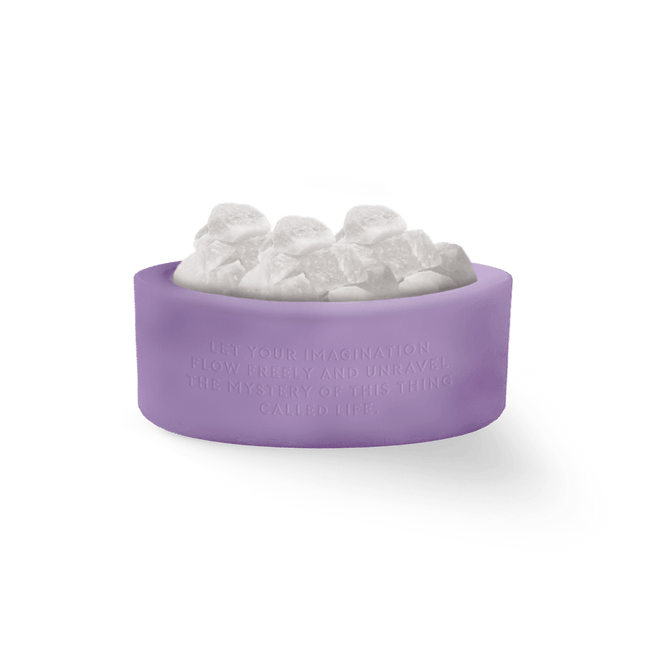 The Gift Label Stone diffuser - Purple