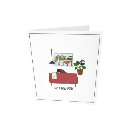 The Gift Label Wenskaart - Happy new home