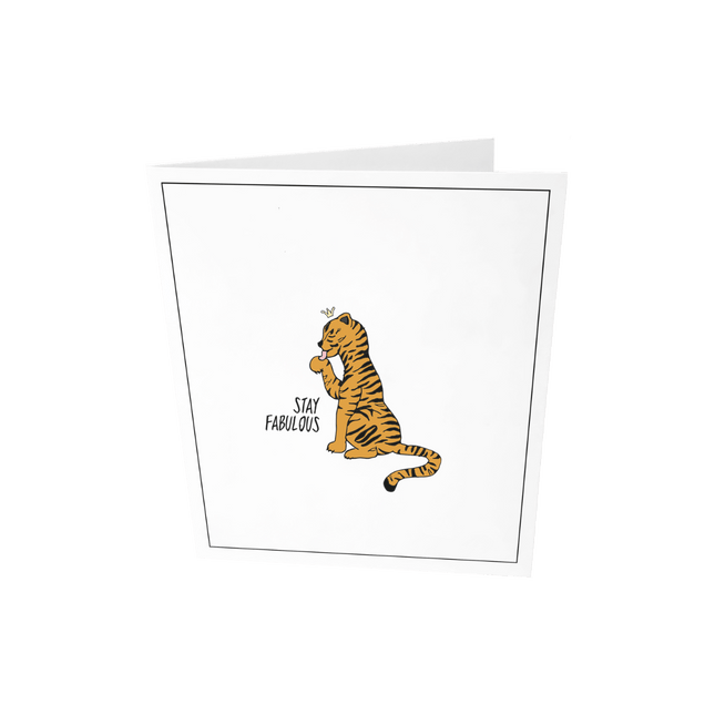 The Gift Label Wenskaart - Stay fabulous