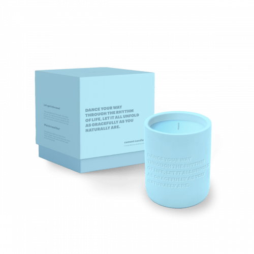Cemented Candle 360gr - STUDIO - Dance Your Way Through The