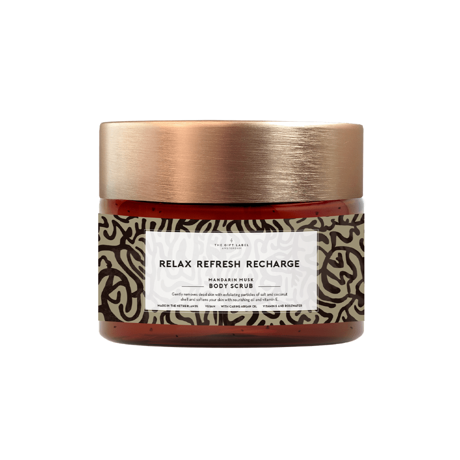 Body scrub - Relax, Refresh, Recharge | The Gift Label