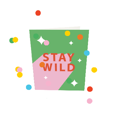 Confetti Cards - Stay Wild V3