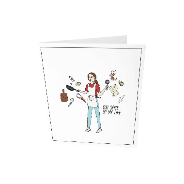 Greeting card - You spice up my life