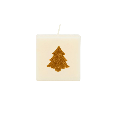 Letter and number candle - Christmas tree