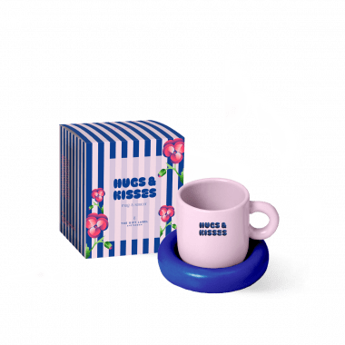 Mug & Saucer - Hugs & Kisses