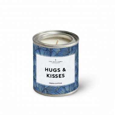 Candle small - Hugs and kisses - Fresh cotton