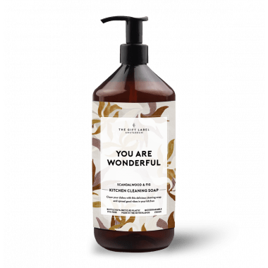 Kitchen cleaning soap - You are wonderful