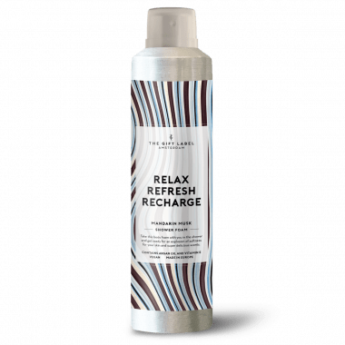 Shower foam - Relax, refresh, recharge 