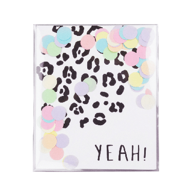 Confetti card - Yeah