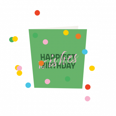 Confetti Cards - Happiest Birthday Wishes V3
