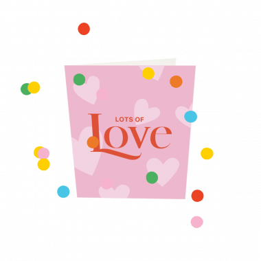 Confetti Cards - Lots Of Love V3