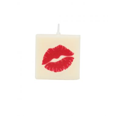Letter and numbers candle - Kiss