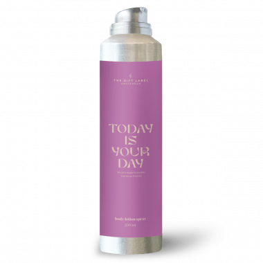 Body lotion spray - Today is your day 