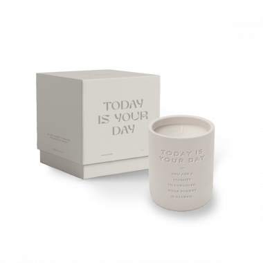 Cemented candle - Today is your day